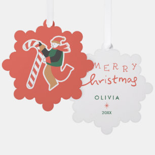 Ornements de Noël personnalisés – Vacances charman