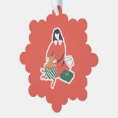 Ornements de Noël Personnalisés – Vacances Joyeuse (Gauche)