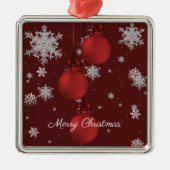 Ornements de Noël Rouge (Devant)