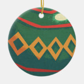 Ornements de Noël Rouges et Verts Rétro (Devant)