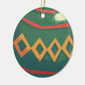 Ornements de Noël Rouges et Verts Rétro (Gauche)
