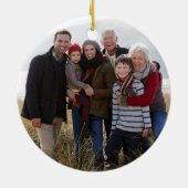 Ornements de Noël rustiques Reindeer Photo de vaca (Dos)