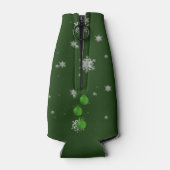 Ornements de Noël vert Glacière de bouteille (Dos)