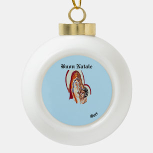 Ornements de Noël : Vierge Marie avec Jésus