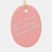 Ornements de Pâques Personnaliser Décorations d'Oe (Dos)