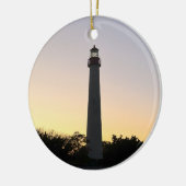 Ornements de photo de coucher de soleil de phare (Gauche)