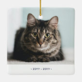 Ornements de photo de memorial pour animaux de com (Dos)