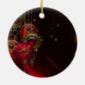 Ornements de sapin de Noël élégants traditionnels (Dos)