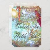 Ornements de vacances dans la lumière Invitation (Devant / Derrière)