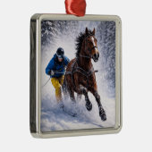 Ornements de vacances de cheval d'hiver (Droite)