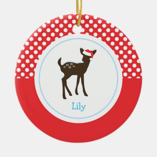 Ornements de vacances des cerfs communs | de Noël (Devant)