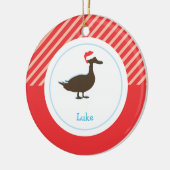 Ornements de vacances du canard | de Noël (Gauche)