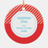 Ornements de vacances du canard | de Noël (Dos)