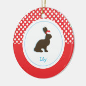 Ornements de vacances du lapin | de Noël (Gauche)