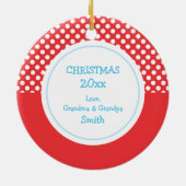 Ornements de vacances du lapin | de Noël (Dos)