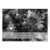 Ornements de vacances Niveaux de gris (Devant Horizontal)