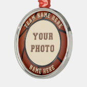 Ornements de votre basket-ball de PHOTO et de (Gauche)