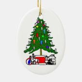 Ornements décoratifs d'arbre de Noël (Dos)