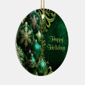 Ornements Décoratifs Vertes Ornement De Vacances (Droite)