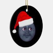 Ornements d'Emoji de lune de Noël (Droite)