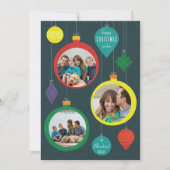 Ornements du milieu du siècle Trois photos Carte d (Devant)