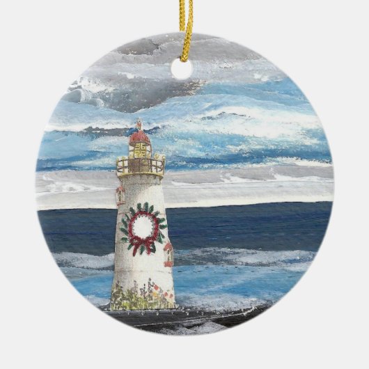 Ornements en céramique de Noël (Devant)