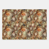 Ornements en papier Père Noël victorien (Devant 3)