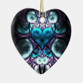 Ornements enchantés d'arbre de fractale de coeur (Droite)