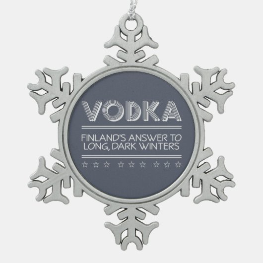 Ornements faits sur commande de couleur de VODKA (Devant)