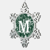 Ornements faits sur commande de Noël de flocon de (Vue impression)