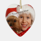 Ornements faits sur commande de Noël de photo (Droite)