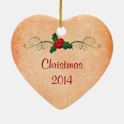 Ornements faits sur commande de Noël de photo (Dos)