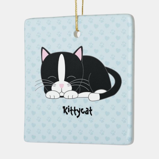 Ornements faits sur commande somnolents de Kitty (Gauche)