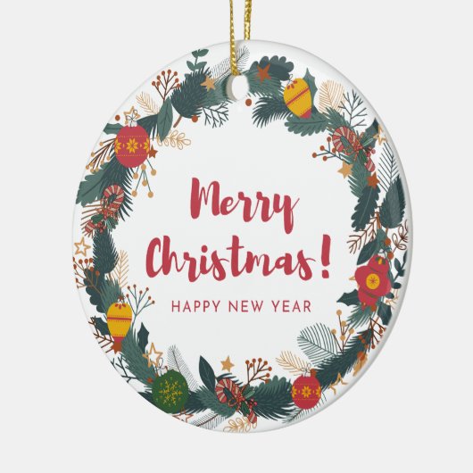 Ornements Fleurs de Noël (Gauche)