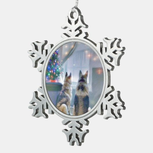 ornements flocon de neige étain (Vue impression)