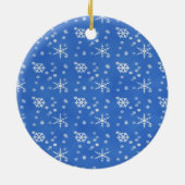 Ornements jumeaux de Noël de photo de pingouins (Dos)