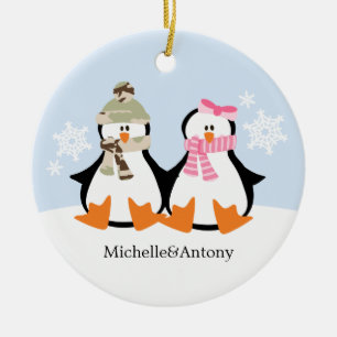 Ornements militaires de Noël de couples