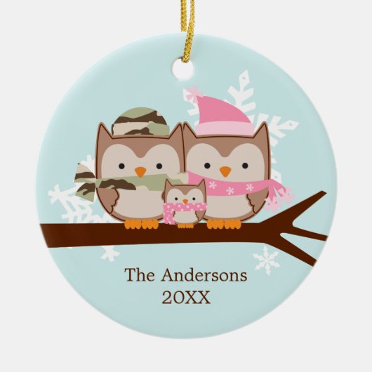 Ornements militaires de Noël de famille (Devant)