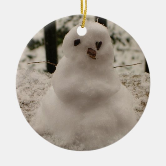 Ornements minuscules de Snowman (Devant)