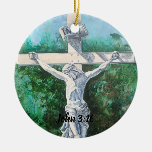Ornements MODERNE John 3:16 FOI CHURCH PASTEUR (Devant)
