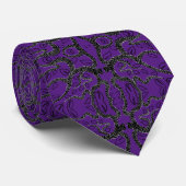 Ornements modernes violets Cravates - Couleurs per (Roulé)