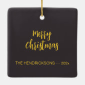 Ornements Noir Or Argent Ornements de Noël (Dos)