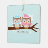 Ornements Pastel Owls (Gauche)