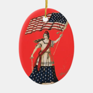 ORNEMENTS PATRIOTIQUES - ART AMÉRICAIN - SPÉCIALIT