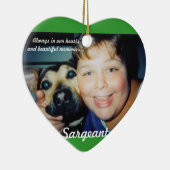 Ornements personnalisés d'animal familier - le (Droite)