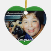 Ornements personnalisés d'animal familier - le (Devant)