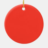 Ornements personnalisés de Noël (Dos)