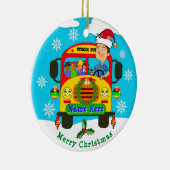 Ornements personnalisés de Noël de chauffeur (Droite)