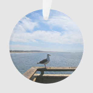 Ornements pittoresques d'acrylique de mouette