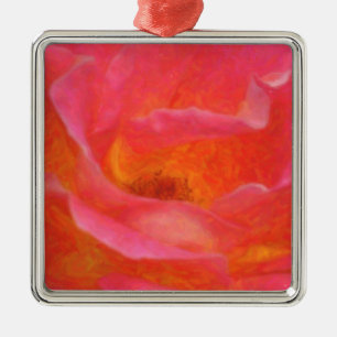 Ornements roses de vacances d'impressions